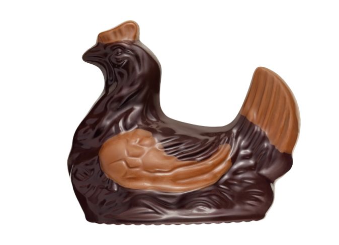 [VOPA2116] Voisin - Moulage  Garnie Classique (200143  |  Poule N°4 LAIT (12cm)  |  170g)