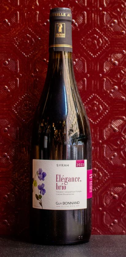 IGP Collines Rhodaniennes  Domaine Guy Bonnand - Elégance Brio, 2022