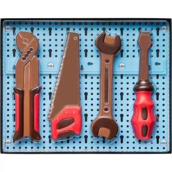 SET OUTILS BRICOLAGE EN CHOCOLAT AU LAIT - 150g